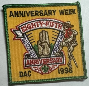 BSA 1996 DAC Anniversary Week  BSA 85th Anniversary Patch - Picture 1 of 1