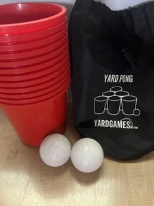 Yard Pong Giant Outdoor Game Backyard Lawn Beach Camp Picnic Summer Family Fun - Picture 1 of 4