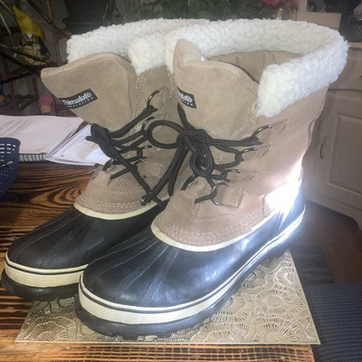 Ozark Trail Thinsulate Mens Size 11 Brown Lace up Winter Ankle Boots -Nice Cond. - Image 1 of 4