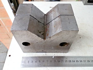 Par de bloques de 127 x 43 x 102 mm de alto suelo vee con veas de 63 mm de ancho - Imagen 1 de 3