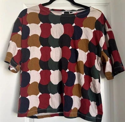 Camiseta Marimekko x Uniqlo Multicolor Lunares Talla Grande Pequeña Foto 1 de 4