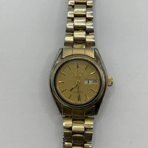 Seiko 2906-0850 Ladies Gold plated Automatic Day/Date Watch, Ticking #K493 - Picture 1 of 14