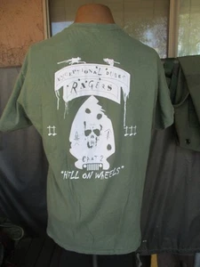 T-shirt 2/3 Marines, USMC, HELL ON WHEELS, CAAT 2 RAGERS unità PT #2 - Foto 1 di 8