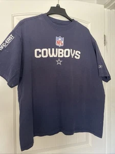 Dallas Cowboys Shirt Men’s XXL Blue NFL Football Logo Short Sleeve Reebok - Picture 1 of 8