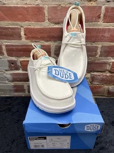 Hey Dude Wendy Perf Sport White Slip On Casual Shoes Women's Size 9 - Picture 1 of 13