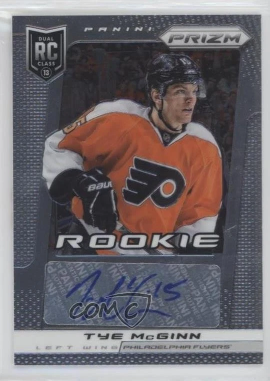 2013-14 Panini Prizm Rookie Auto Tye McGinn #A-TM Auto RC - Image 1 of 2