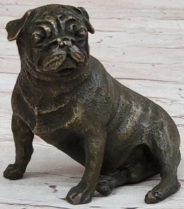 Austrian Cold Painted Bronze Depicting English Bulldog Dog Miguel Lopez Artwork - Picture 1 of 10