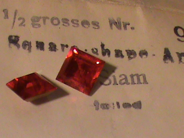 Swarovski Rhinestones Siam Art. 110 10 mm Squares Original Packs - Image 1 of 1