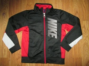 Boys NIKE full zip fleece lined sweatshirt jacket sz 4 - Picture 1 of 1