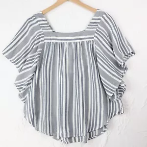 Beach Lunch Lounge Top Womens S Shirt Flowy Blouse Soft Loose Pullover Small NEW - Picture 1 of 7