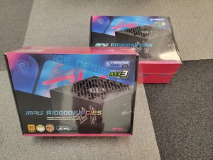 MSI MPG A1000GS PCIe5.1 ATX3.1 80+ Gold PC computer power supply - Photo 1/7