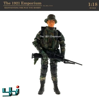 1:18 Caja Azul Juguetes BBi Elite Force Moderno USMC US Marine Corps Recon Sniper Fig. Foto 1 de 3