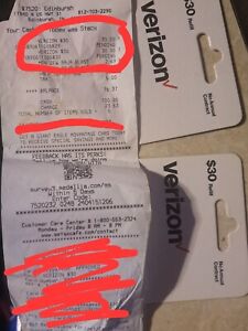 Verizon Prepaid $30 Refill Card