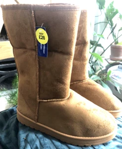 Sole London Womens Winter Lined Tall Comfort Boots size 6 - Picture 1 of 10