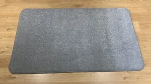 Plain Light Grey Rug 90 x 150 (5ft x 3ft) Cheapest on eBay - Picture 1 of 6