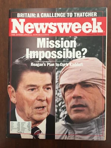 Newsweek Magazin 20. Januar 1986 Mission Impossible ? Reagan Gaddafi - Bild 1 von 1
