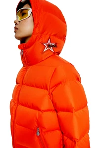 895 $ Boss X Perfect Moment Gänsedaunen-Skijacke mit Kapuze Kapseldetail - Größe XL - Bild 1 von 14