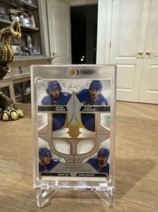 2021-22 PANARIN LAFRENIERE FOX KREIDER ULTIMATE QUAD JERSEY #QM-KPLF /49