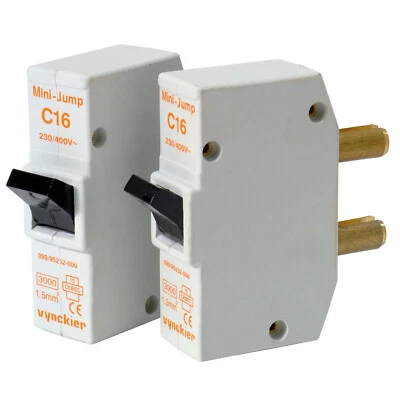 1x 16A disjoncteur fusible automatique à broches 16A 220/380V - Photo 1/4