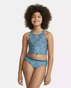 Nike Kids Pixel Blue Spider back Bikini Set L10753 Size XL - Picture 1 of 5