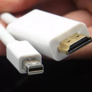 Mini Displayport to HDMI Video Cable Converter Adapter MM 6FT 6F - Picture 1 of 6