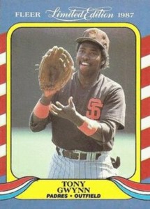 1987 Fleer Limited Edition Baseball #19 Tony Gwynn