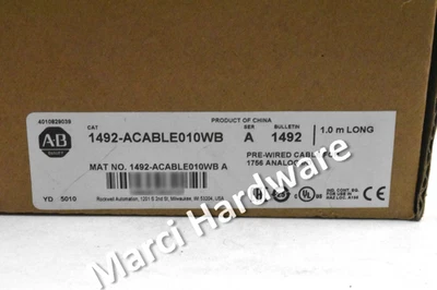 Surplus Allen Bradley 1492-ACABLE010WB Pre-Wired Cable for Analog I/O Modules - Image 1 of 4