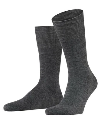 CALCETINES FALKE PARA HOMBRE AEROPUERTO MEZCLA LANA Y ALGODÓN GRIS OSCURO TALLA M EE. UU. 9,5-10,5 NUEVOS CON ETIQUETAS Foto 1 de 4