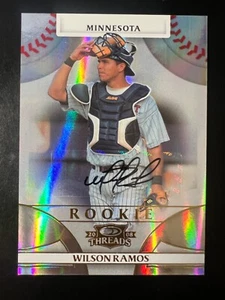 2008 Donruss Threads #130 Wilson Ramos AU #'d 437/999 Twins - Picture 1 of 2