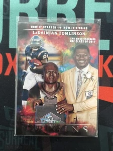 Ladainian Tomlinson 2021 Origins Football How it Started v How it's Going #HSG-6 - Picture 1 of 2