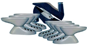 8 Stück Zierliche Schuhstapler Platzsparende Organizer, Damengröße 2-6 & Kinderschuhe - Bild 1 von 11