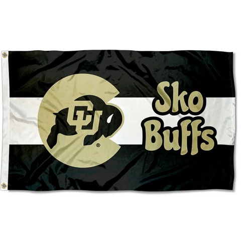 Colorado CU Buffaloes Sko Buffs Flag Large 3x5 Cover