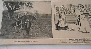 Ermite Hindou devant sa Hutte Image Print 1909 - Picture 1 of 1