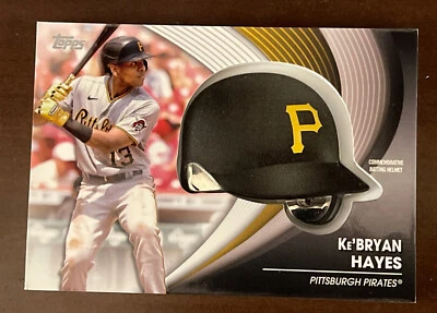2022 Topps KeBryan Commemorative Helmet Card BH-KH PITTSBURGH PIRATES card - Image 1 of 2