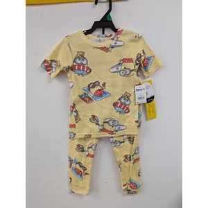 Minions Kids Youth Size 5T Sleepwear Pajama Short sleeve shirt pants - Picture 1 of 4