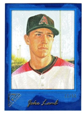 2017 Topps Gallery BLUE PARALLEL #139 JAKE LAMB 11/50 Arizona Diamondbacks - Image 1 of 2