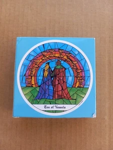 Baraja redonda de 78 cartas del Tarot de los Claustros con folleto - Imagen 1 de 7