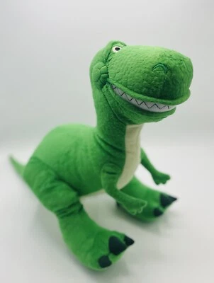 Disney Toy Story Rex Pixar Peluche Colección Dinosaurio T-Rex Verde 14" De Pie Foto 1 de 4
