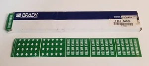Brady Pipe Marker, TOWER WATER, 25 Count, Green, 5ADZ0, Free Shipping - Picture 1 of 3