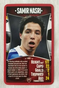 2011 Top Trumps European Football Stars Samir Nasri - Picture 1 of 2