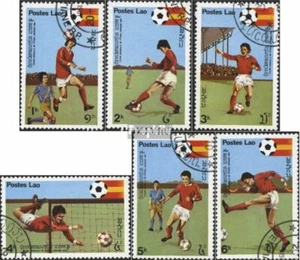 Laos 505-510 (completa Edizione) usato 1981 Calcio-WM 1982, Spagna - Foto 1 di 1