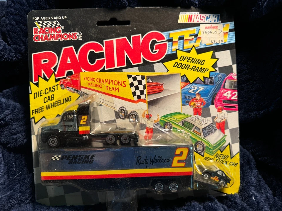 #2 Rusty Wallace Penske Racing Transporter 1990 Racing Champions NASCAR Foto 1 de 1