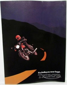 1982 Triumph Bonneville Royal Executive Motorcycle Sales Brochure Folder - Picture 1 of 3