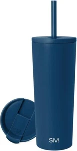 Simple Modern Insulated Tumbler with Lid and Straw | Iced Coffee Cup Reusable St - Picture 1 of 6