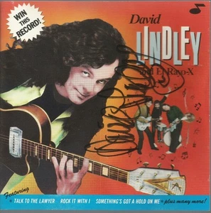 Win This Record * por David Lindley (CD, 1990) Original Firmado - Imagen 1 de 3