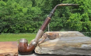 Bruyere Garantie Czechoslovakia With Metal Lid 11.7" L Vintage - Picture 1 of 22
