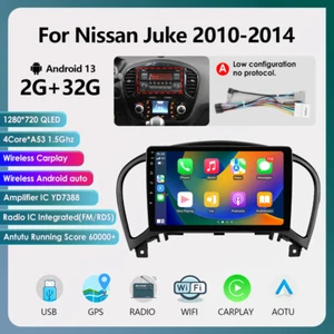 32G Carplay 9" Android12 Autoradio GPS Nav WIFI BT DAB Für Nissan Juke 2010-2014 - Bild 1 von 24