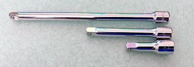 NEW 3 LENGTHS Craftsman 1/4" Drive Sockets 3" 6"  & 1-1/2" Extension Bar Set - Image 1 of 3