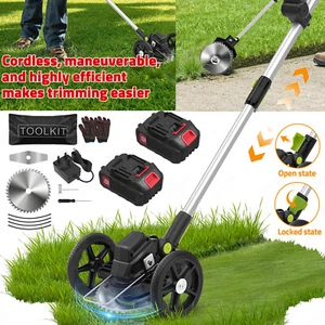 Tagliaerba elettrico a batteria 21V decespugliatore giardino tagliabordi - Foto 1 di 12