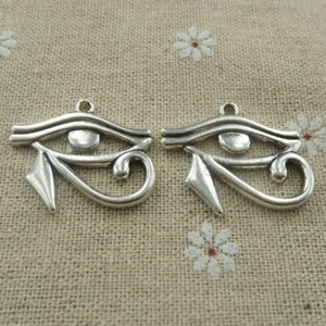 Free Ship 48 pcs tibetan silver eye charms pendant 31x26mm L-547 - Bild 1 von 4
